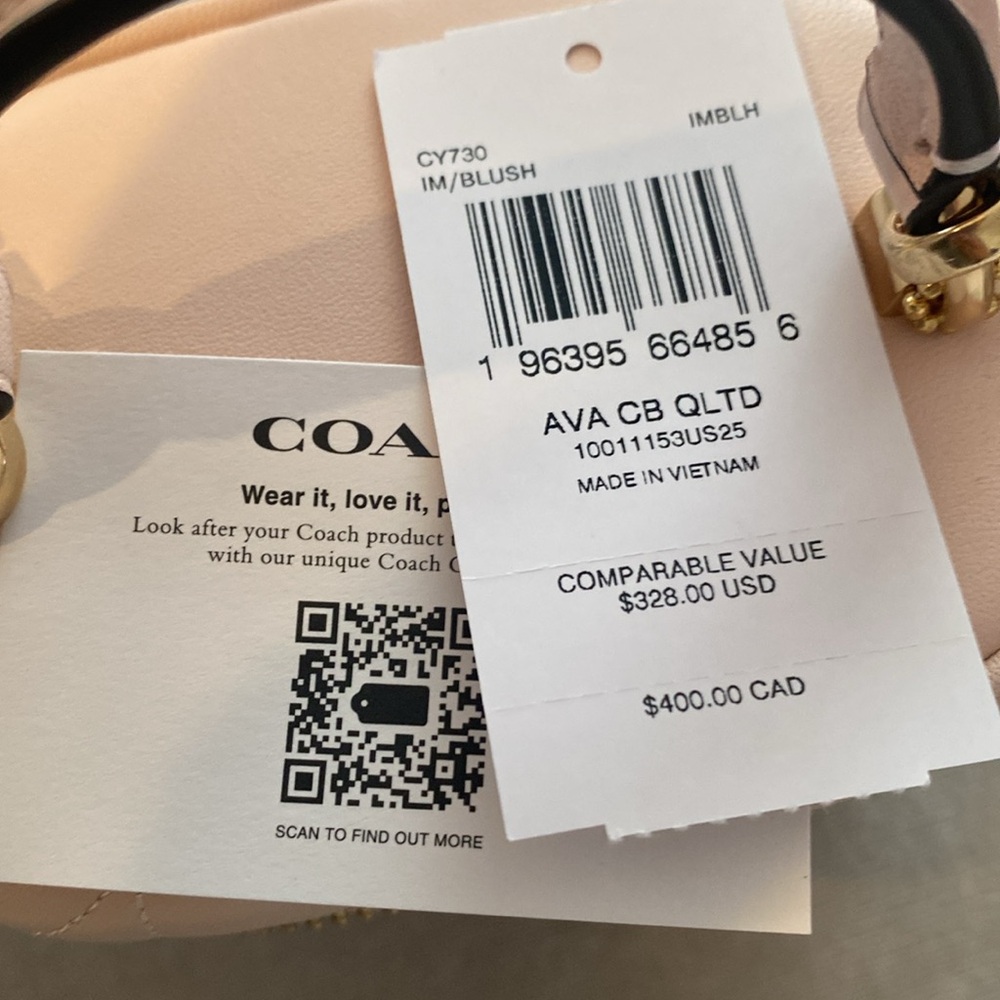 COACH Ava Crossbody Bag With Quilting - Picture 11 of 11